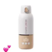 馬上出BEBE AMICO 不銹鋼智能溫控恆溫保溫瓶350ml 加熱器 保溫杯 隨行杯 泡奶神器
