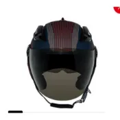 YAMAHA 山葉 原廠 YO-T320 藍紅半罩式安全帽 BSMI商檢局認證字號R63011