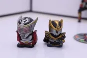 幾乎全新 假面騎士龍騎 Q版指套人偶兩個 其它送的日本迴流 個人閒置萬代 Bandai 正版扭蛋 2002年款軟膠
