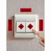 過新年裝飾開關貼迷你小對聯2027新款福字貼家庭春節春聯貼紙