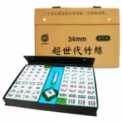 聯盟文具 榮冠 超世代 竹絲 麻將 34mm (粗字體)【APP滿額下單10%點數(單一帳號最高1000點)】10/31止