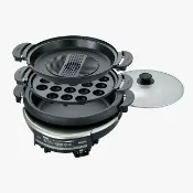 左東精品代購 日本代購 2022新款 TIGER 虎牌 CQD-B301 多功能 電烤盤 火鍋 章魚燒機 燒烤 大容量 5L