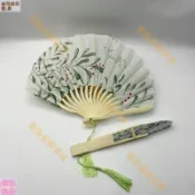 熱賣促銷 免運 現+快 折扇 摺扇 中國風扇子 預購夏季小清新佈麵扇子折扇古風男女式學生便攜折疊貝殻扇小扇子批髮