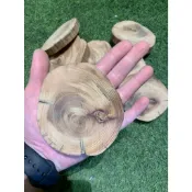 台灣紅檜杯墊 原木塊 聞香塊 台灣檜木 檜木 果香味檜木 木頭原料 原木飾品 檯座 木頭材料A6038晶選傢俱