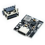 TYPE-C 高精度5V2A充放電一體模塊/模組 充電保護板 (USB已焊接) 1583 適用4.2V鋰電池 大洋電子