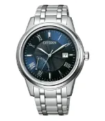 大高雄鐘錶城 CITIZEN 星辰錶 AW7001-98L GENT'S 特殊紋/都會菁英時尚光動能男錶 / 藍色面 41.3mm｜樂天領券現折★全館特惠中★指定刷卡回饋10%