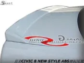 喜美CIVIC 8 NEW STYLE ABS壓板尾翼空力套件06-07