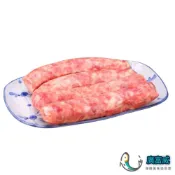【廣富威】台灣美食 夜市美食 美式香腸 士林大香腸 (600g/包 2條裝) 露營 烤肉 家常菜