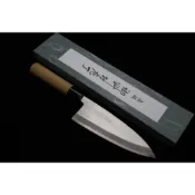 (店+)藤次郎 白紙 出刃 朴木栗形柄中刀刀具網