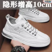 名藝良品 免運 開發票 夏季增高鞋男10cm內增高男鞋8cmc6m潮流小白鞋男百搭透氣休閒皮鞋 快速出貨