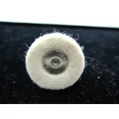 帶柄軟羊毛輪直徑22mm厚7mm柄2.34mm