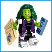 LEGO 樂高 人偶包 71039 5號 女浩克 She Hulk 全新品 有底板 有說明書 無外盒, 漫威第二代