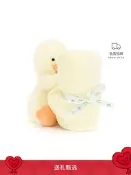 英國Jellycat害羞小鴨子安撫巾毛絨完據寶寶哄睡玩偶新生系列新品