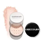 【KRYOLAN 歌劇魅影】輕柔透明蜜粉組(輕柔透明蜜粉+絲絨粉撲)