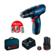 玉山最低比價網 [COSCO代購6] C138535 BOSCH 12V 充電式震動電鑽專業套裝 GSB 120-LI