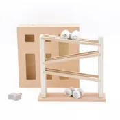 (店+)日本 dou toy Dou Book 系列 木製益智車子斜坡軌道滑行玩具(兒童節、生日禮物、週歲禮、木製玩具、聖誕禮物)