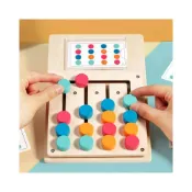 (店+)四色走位遊戲棋幼兒童蒙氏早教具益智顏色思維邏輯訓練玩具3到6歲 兒童玩具