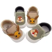 【Disney 迪士尼】台灣製可愛卡通寶寶鞋 奇奇蒂蒂 寶可夢伊布 童鞋 