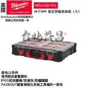 (店+)【Milwaukee 美沃奇】台北益昌 美沃奇 米沃奇 48-22-8430 配套 智能 收納箱（大） 8430 工具箱 紅色