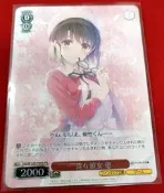 【HAO卡片】Fsh/W120-P09S (銀字燙金) PR上位賞 加藤惠 不起眼女主角培育法〈富士見文庫〉