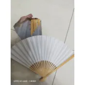 清空家中商品，超高質感木製彩繪摺疊扇，扇子約30×30