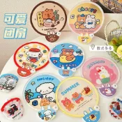 𝙏𝙃𝙀𝙍𝘼選物 現貨 小扇子 二合一 反光板 扇子迷你扇子 可收納摺疊扇子 摺疊扇子 迷你反光板