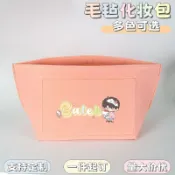 手提包插袋柔軟的組織者小袋錢包襯裡毛氈化妝包來圖訂製印圖LOGO內袋餃子包收納包廣告活動宣傳禮品