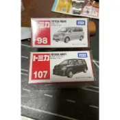 絕版日版多美Tomica 98 107 Toyota alphard 三生車種 VOXY Noah