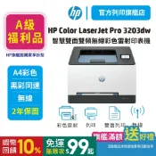 HP 3203dw【原廠全新特惠品】無線雙面彩雷印表機 (取代155nw 254dw M255dw)〈領券送5%蝦幣〉