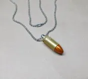 M9 裝飾子彈 項鍊 (卡賓槍步槍假槍假彈子彈吊飾電影道具彈櫥窗擺飾手槍 M92 M9A1 915 9mm X 19mm