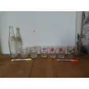 早期汽水瓶/玻璃杯/蘋果西打/維他露