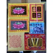 單盒＊公媽金＊清明節組盒金【薰香】（元宵節．中元節．環保金紙。公媽金。清明節。祭祀歷代祖先．做七頭七滿七．對年）