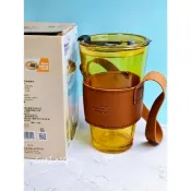 股東會紀念品 妙管家 手提玻璃晶靚杯 杯子 手提玻璃杯 玻璃杯 咖啡杯 水壺 480ml 水杯 環保杯