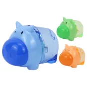 【九乘九】小豬雙孔削筆器(顏色隨機出貨)