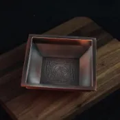 爆款免運🔥專用煙供盤 藥供盤 銅鋅合金中陰救度咒輪印煙供爐碟 小號9cmGP