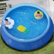 宜百家 兒童充氣游泳池家用寶寶超大小孩戶外大型家庭成人玩具折疊戲水池