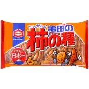 【蝦皮直營】龜田柿種米果6入180g 仙貝 餅乾 零食 日本零食 日本餅乾 點心 下酒菜