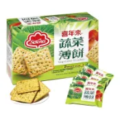 免運(現貨 優惠中)五辛素 Serena 喜年來 蔬菜薄餅 52包 植物五辛素 蔬菜餅乾 costco好市多