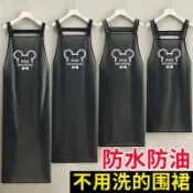 古瓷堂日本回流瓷器 免運防水防油汙水産殺魚餐飲賣肉專用TPU免洗圍裙傢用廚房加長工作服 X H