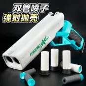 ✈️台灣出貨✈️樂輝雙管散彈槍噴子s686雙管玩具槍兒童拋殼軟子彈軟彈槍男孩