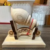 迷你Q版文昌筆|台灣檜木手工車製|9種筆架吉祥話可選擇|