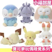 日本 TAKARA TOMY A.R.T.S 寶可夢和平系列 玩偶睡覺款 小仙奶 皮丘 皮卡丘 波加曼 木木梟 妙喵 炎兔兒 神奇寶貝 收藏 週邊 可愛 玩偶 送禮【小福部屋】