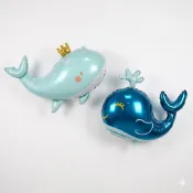 【隔日到貨🧾開發票】超可愛鯨魚鋁箔氣球| 氣球裝飾| 求婚告白 | 攻擊道具 | 派對佈置| 生日氣球| 超萌鯨魚