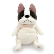 Morisaka Mochi Series末班茫茫大叔法國鬥牛犬玩偶/ 黑白花/ L eslite誠品