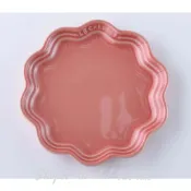 現貨🌟法國 Le Creuset 蕾絲花盤 餐盤 附盒 18cm