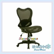 ╭☆雪之屋居家生活館☆╯AA227-05 9570B中型無扶手全網椅(黑色)/電腦椅/辦公椅/會客椅/櫃檯椅/休閒椅