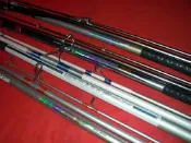 日本製DAIWA並繼遠投竿33号35號VS中通竿gamakatsu白竿SHIMANO-AX-Z45-MG午仔三牙烏格黑鯛