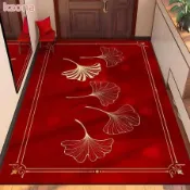 【新年快樂】中式硅藻泥入戶地墊吸水防滑紅色大門口進門墊子浴室衛生間腳墊子