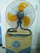 YT（宇泰五金）正台灣製(雙燕牌)18“(45公分)太空型電扇/工業電扇/座地扇/橘色透明塑膠葉片