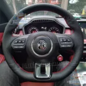 『車內裝升級』名爵ZS/GS/HS方向盤套真皮名爵6領航MG3/5/7銳騰銳行把套手縫專用『小叮噹車品』